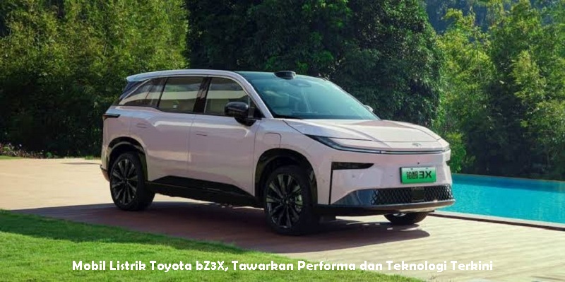 Mobil Listrik Toyota bZ3X